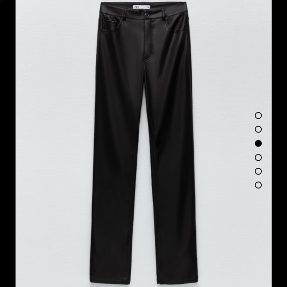 Never warn Zara pleather pants - Picture 1 of 3
